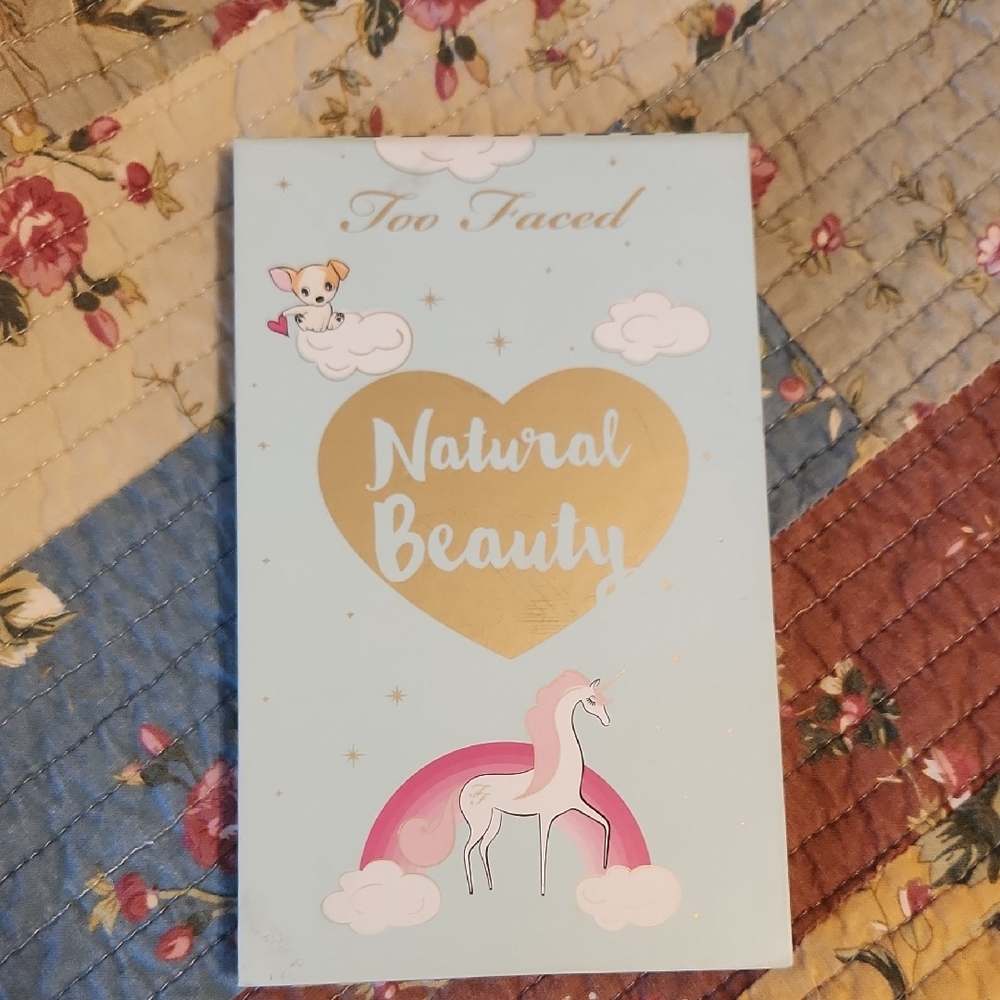 Too Faced Natural Beauty Palette with Gold and Pink Accents